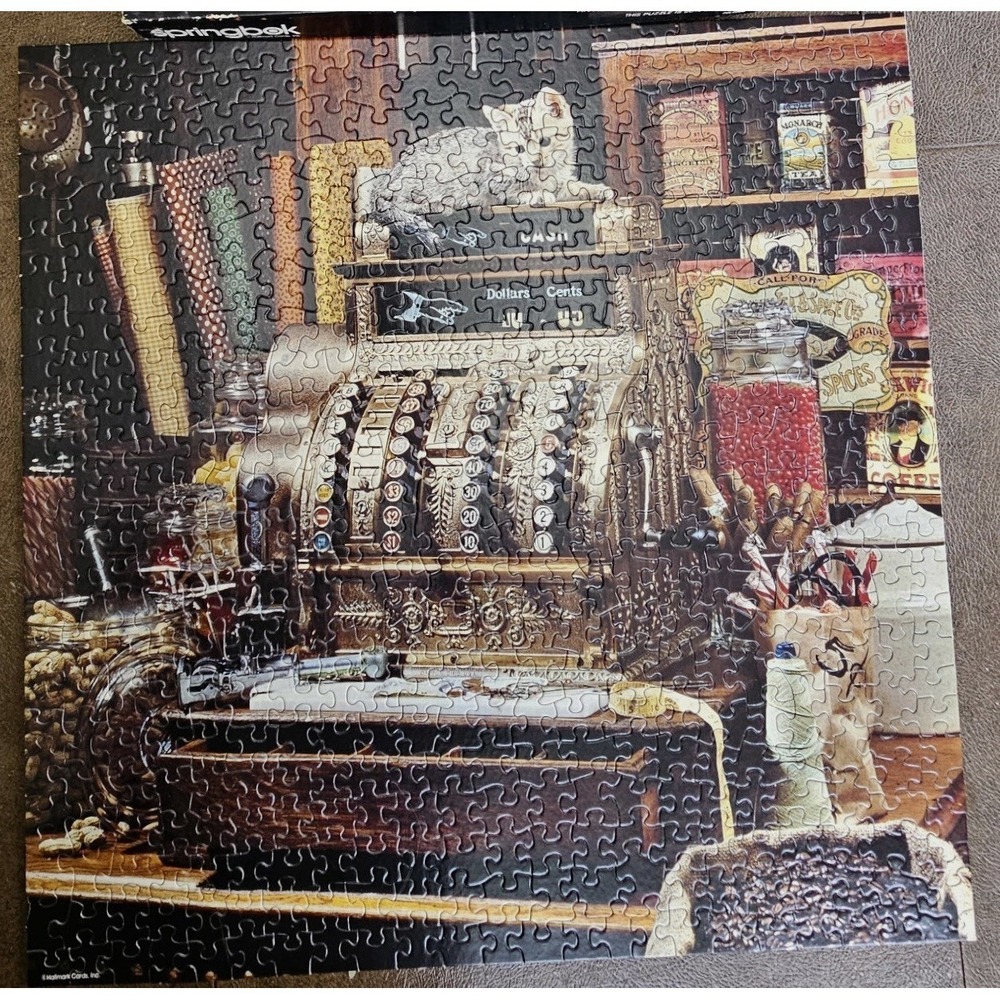 VTG Springbok The Old Country Store Jigsaw Puzzle 500 Piece PZL2066 Hallmark